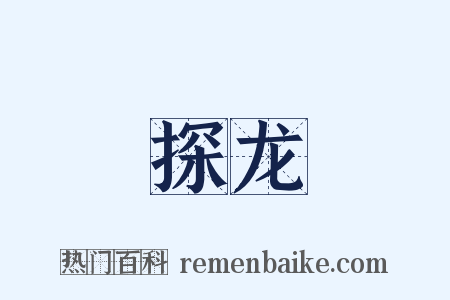 探龙是什么意思的图片